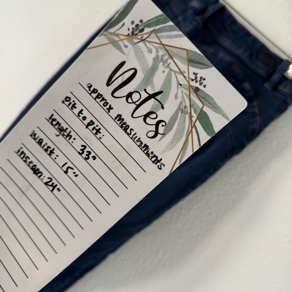 Jeans Stretch High Rise Skinny Leg Medium Wash Size 8 Everyday Versatile Staple - Picture 14 of 14